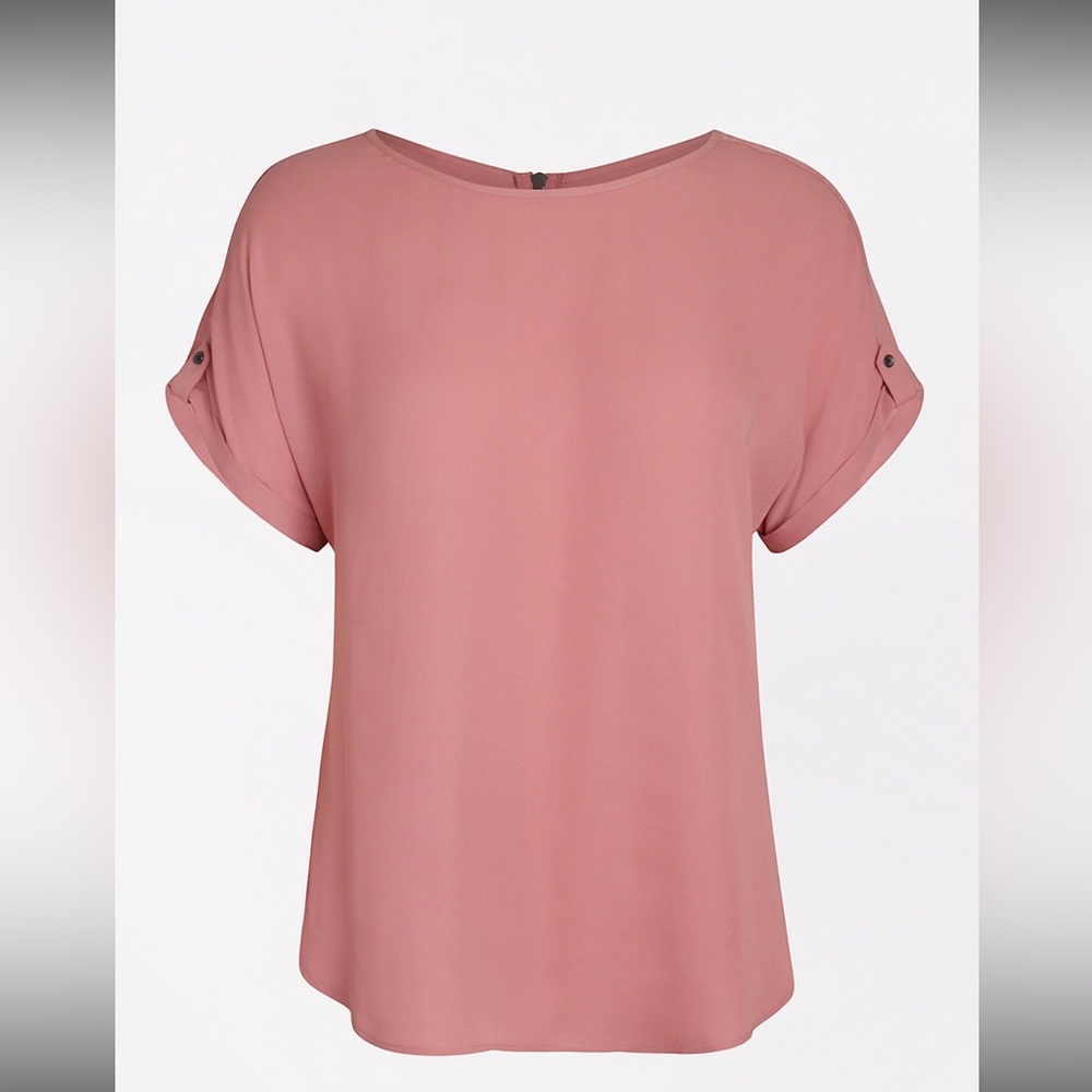 Maurice’s Pink Zipper Back Blouse Size Xl